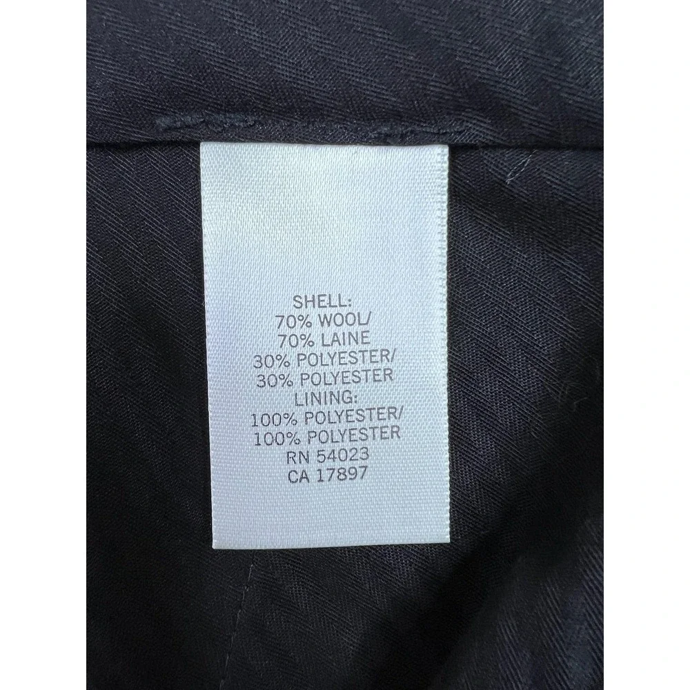 Banana Republic Dress Pants Mens 35x32 Gray Wool Blend Pinstripe Lined Business‎